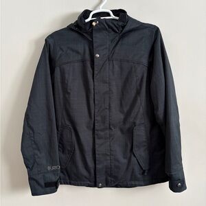 Burton Dry Ride Womens Jacket Size XL Dark Gray Ski Snowboard Hooded Vented